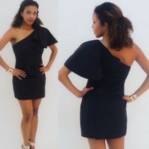 Leifsdottir Anthropologie One Shoulder Dress Size 4